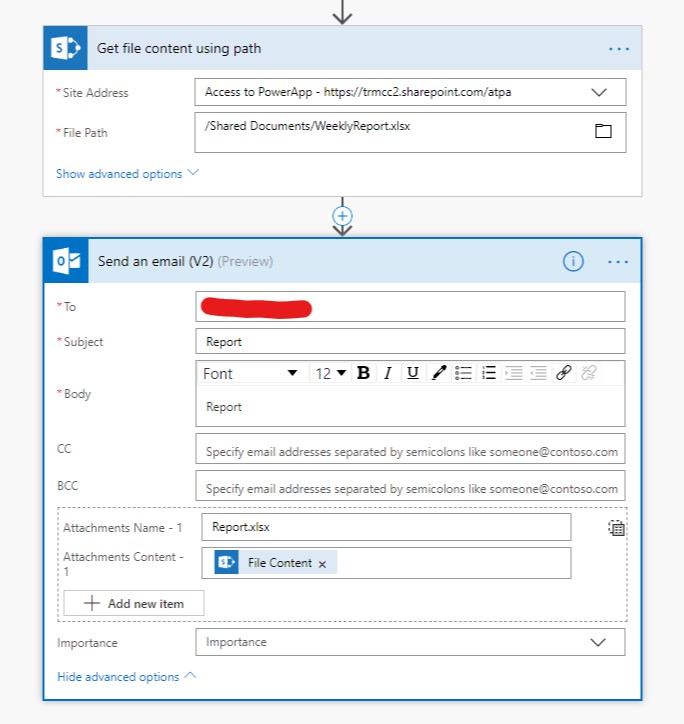 Export Items From a SharePoint List to Excel on a Recurring Basis Using Flow 7